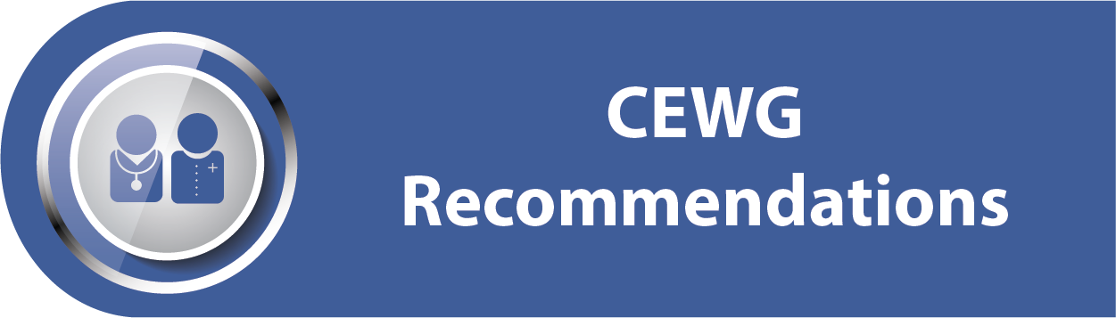 CEWG Recommendations